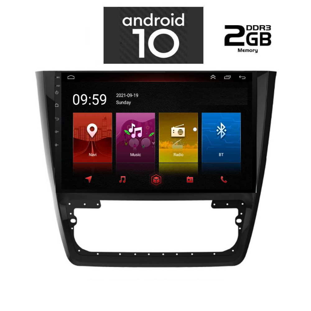 IQ-AN X4913_GPS (10inc). OEM SKODA YETI mod. 2014-2017