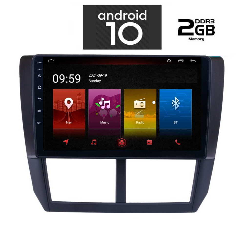 IQ-AN X4927_GPS (9inc) . SUBARU IMPREZA-FORESTER mod. 2008-2013