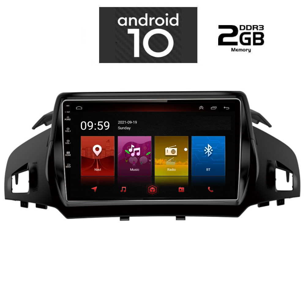 IQ-AN X4764_GPS (9inc). OEM FORD KUGA mod. 2013> - CMAX mod. 2011>