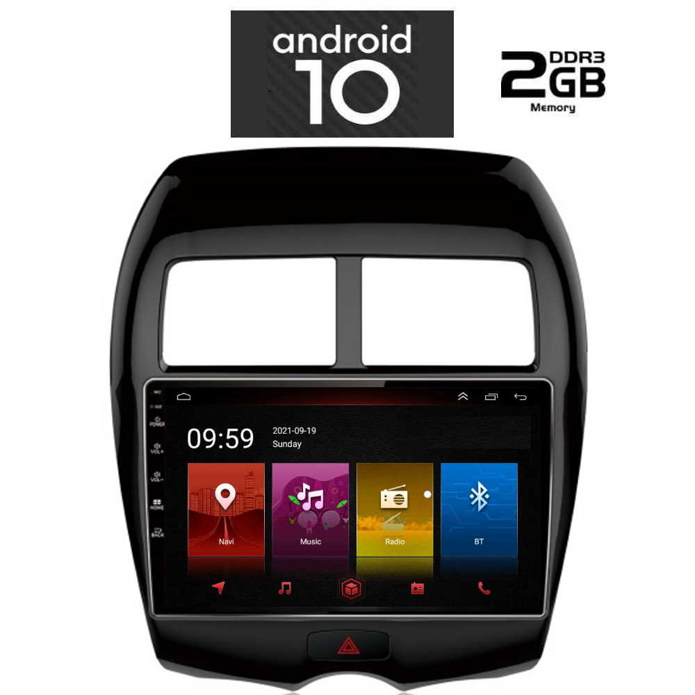 IQ-AN X4852_GPS (10inc). OEM MITSUBISHI ASX mod. 2009>