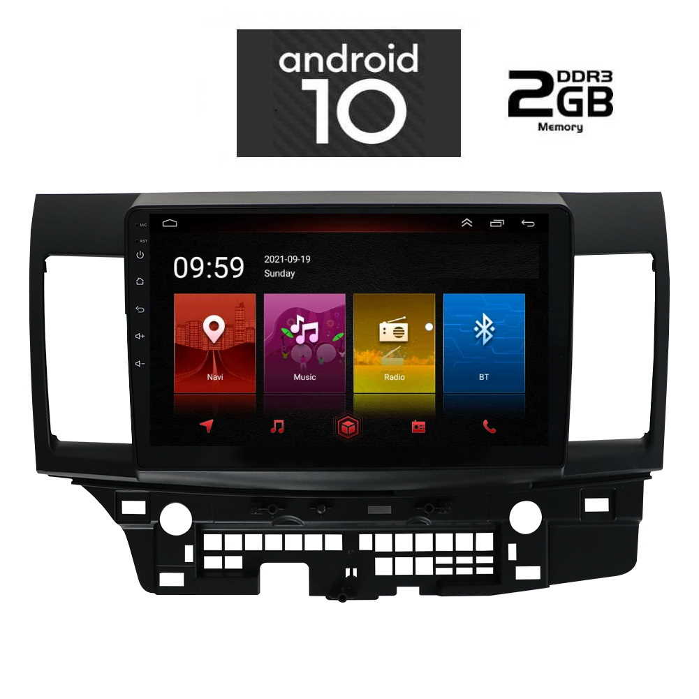 IQ-AN X4854_GPS (10inc). OEM MITSUBISHI LANCER mod. 2008>