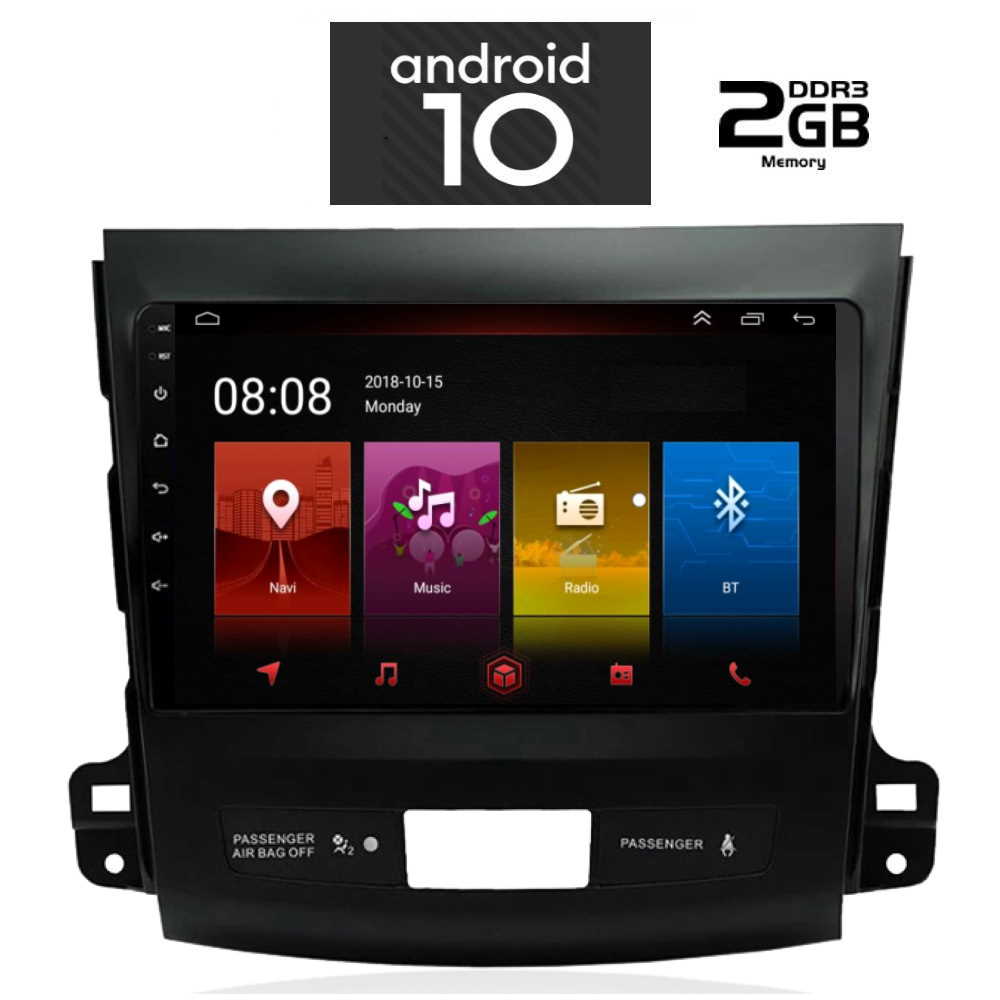 IQ-AN X4856_GPS (9inc). OEM CT C-CROSSER - MITS. OUTLANDER - PG 4007 mod. 2006-2012