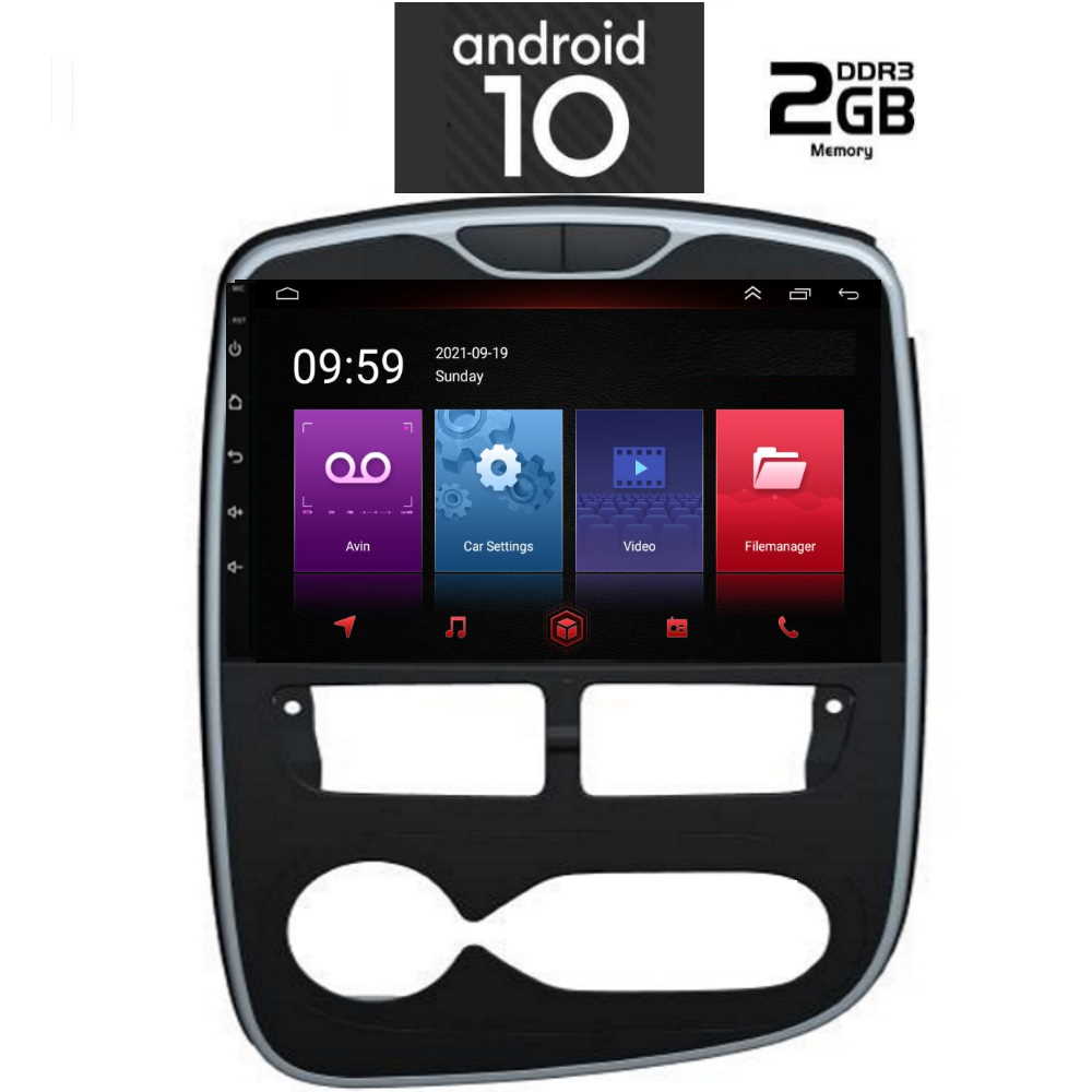IQ-AN X4892_GPS (10inc). OEM RENAULT CLIO mod. 2012-2015