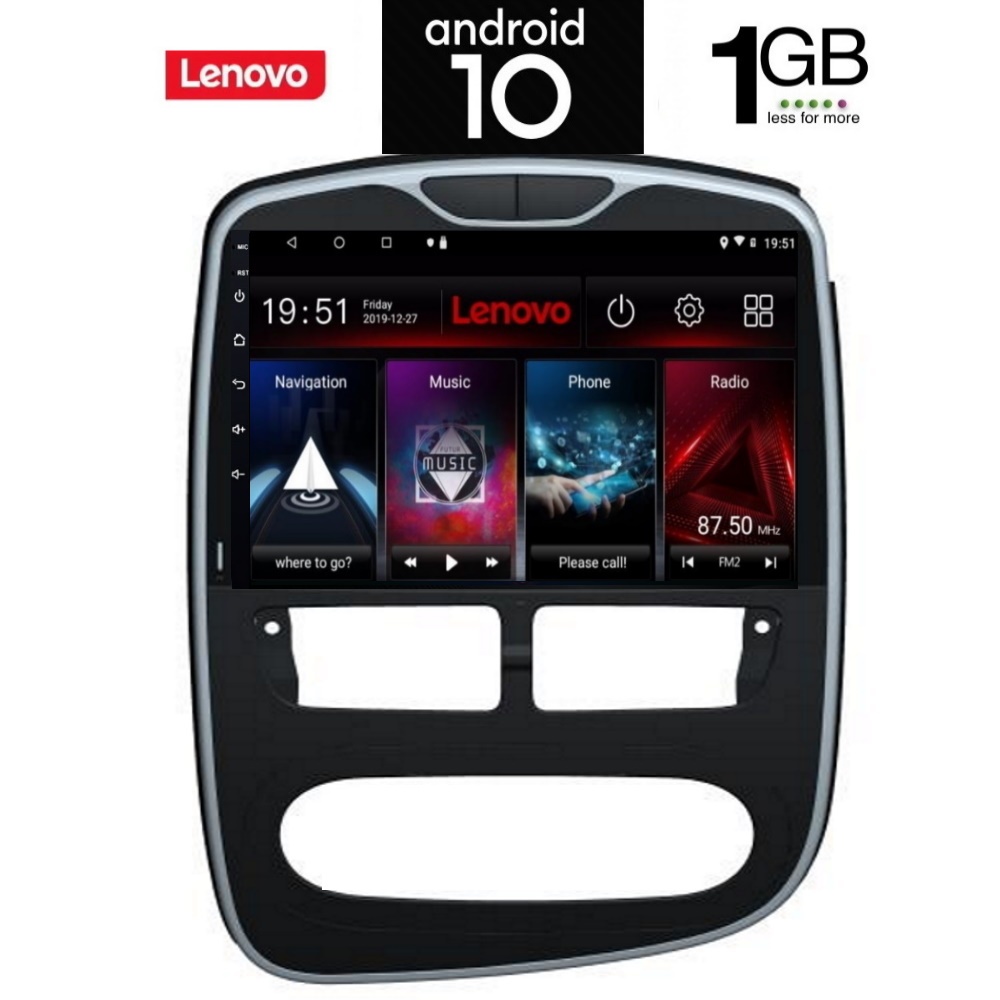 IQ-AN X5892_GPS (10inc). OEM RENAULT CLIO mod. 2012-2015