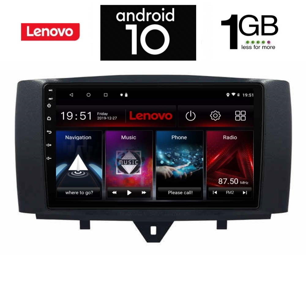 IQ-AN X5922_GPS (9inc). SMART 451 (FACELIFT) mod. 2010-2015