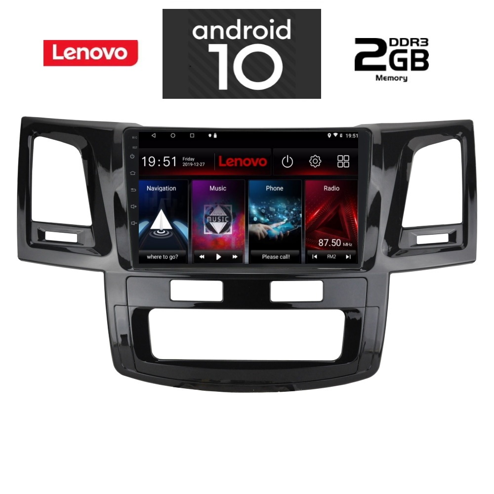 IQ-AN X6965_GPS (9inc). TOYOTA HILUX mod. 2005-2016 OEM