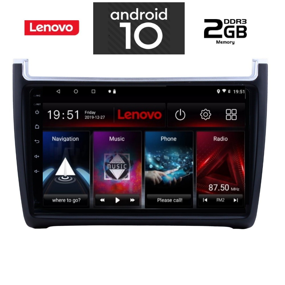 IQ-AN X6983_GPS (9inc). VW POLO mod. 2014-2017