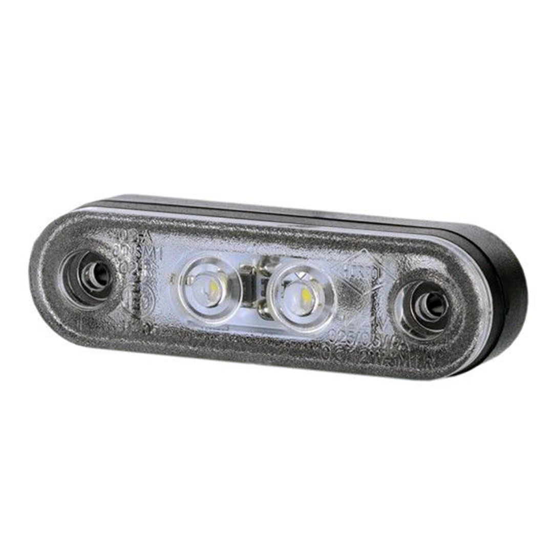 WMLHOR956/MT ΦΩΣ ΟΓΚΟΥ LD956 12/24V 2 LED HORPOL 79 Χ 24 mm (ΛΕΥΚΟ) - 1 ΤΕΜ.