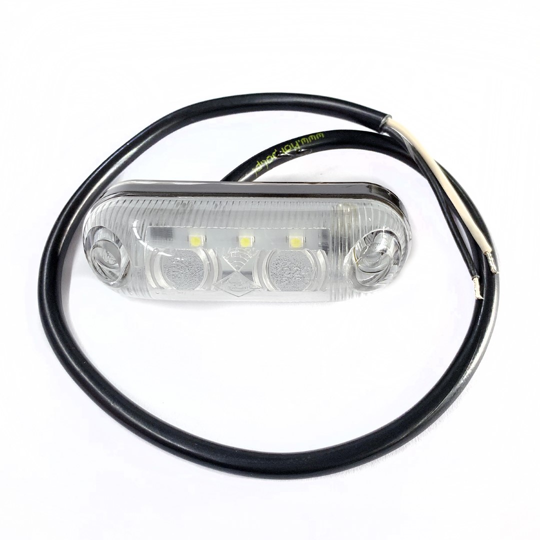 WMLHOR370/MT ΦΩΣ ΟΓΚΟΥ LD370 12/24V 3LED ΛΕΥΚΟ 8 x 2,5 -1ΤΕΜ.