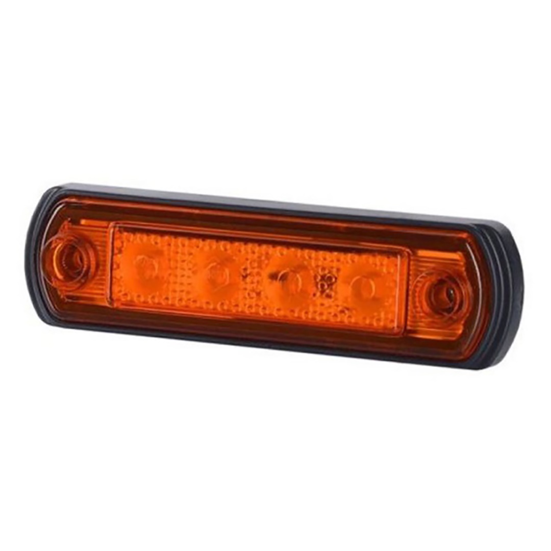 WMLHOR676/MT ΦΩΣ ΟΓΚΟΥ LD676 12/24V 4LED HORPOL ΠΟΡΤΟΚΑΛΙ (10,5 x 2,5 cm) -1ΤΕΜ