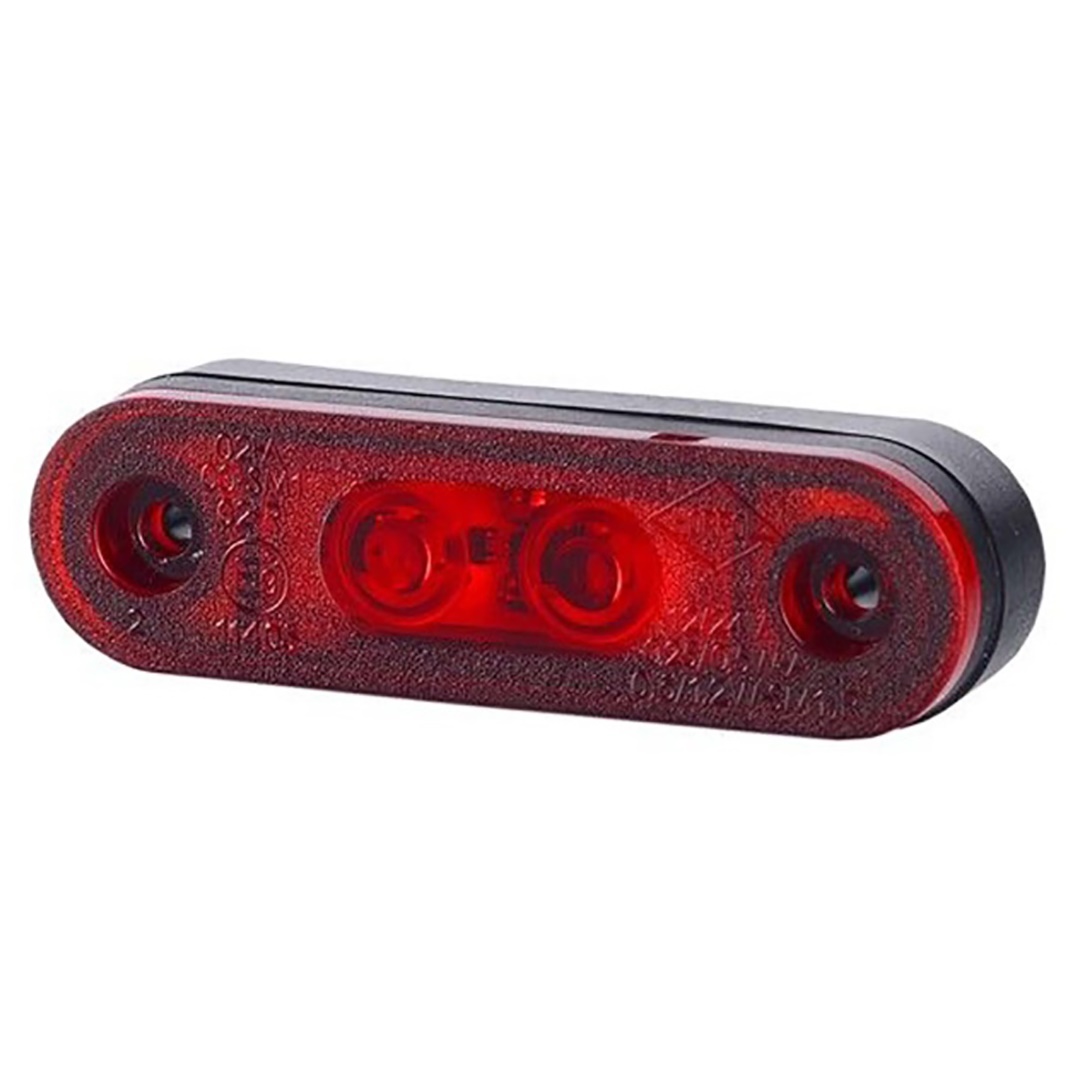 WMLHOR958/MT ΦΩΣ ΟΓΚΟΥ LD958 12/24V 2LED HORPOL ΚΟΚΚΙΝΟ (7,9 x 2,4 cm) -1ΤΕΜ.