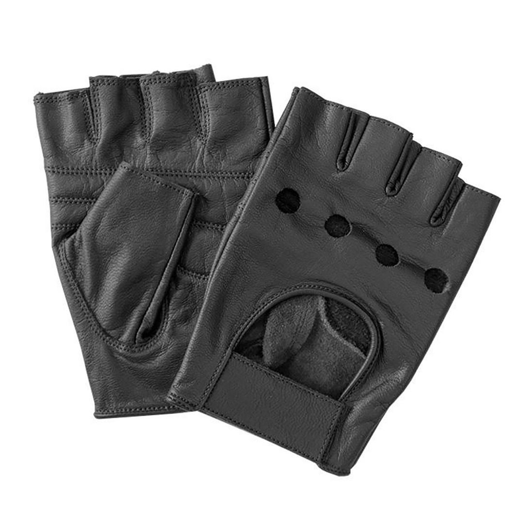 SRGV1L ΓΑΝΤΙΑ ΟΔΗΓΟΥ ΔΕΡΜΑΤΙΝΑ ΜΑΥΡΑ ΜΙΣΑ (L) VINTAGE GLOVES