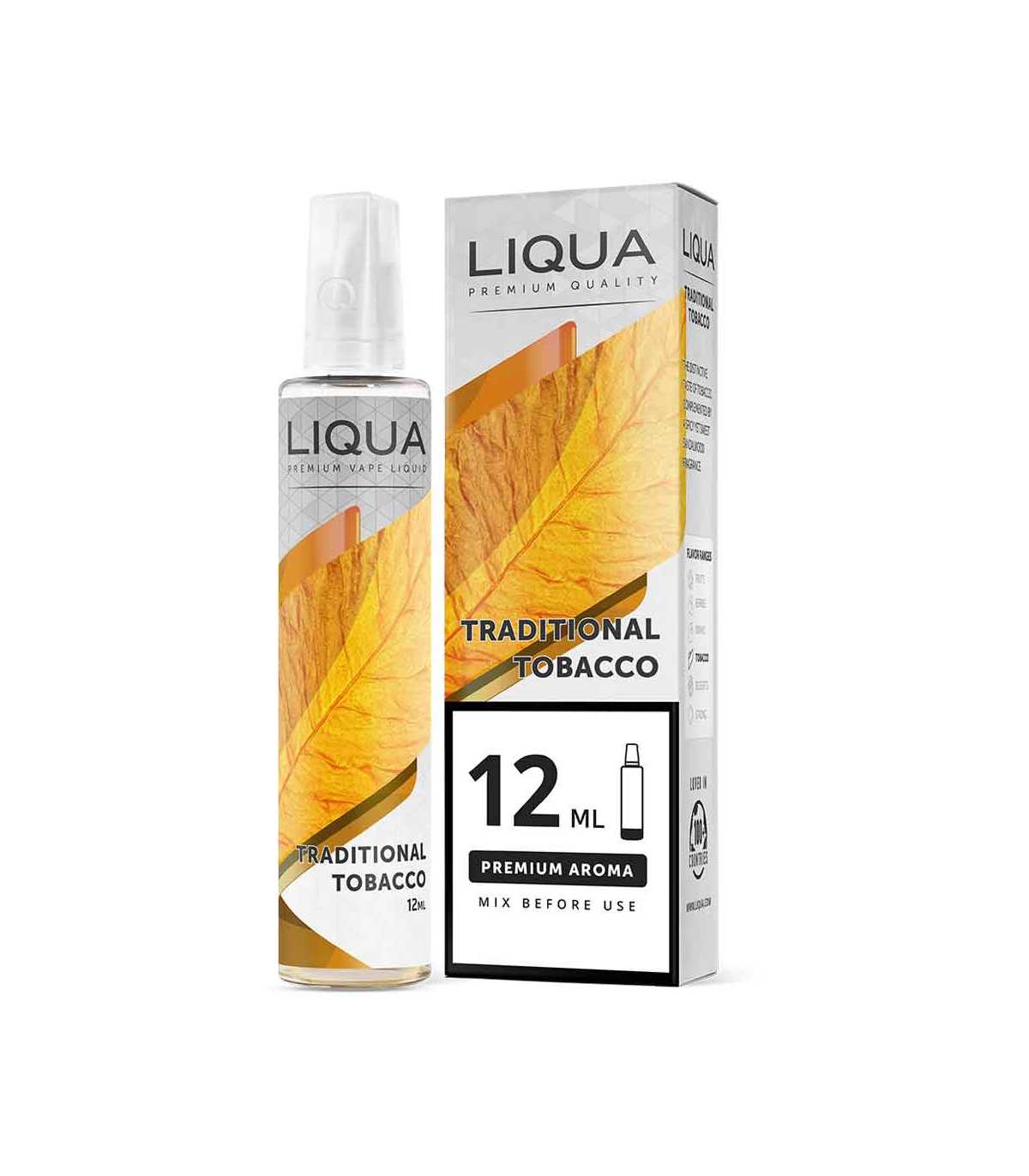 Liqua Flavorshot Traditional Tobacco 12ml/60ml