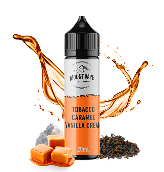 Mount Vape Tobacco Caramel Vanilla Cream 20ml/60ml Flavorshot