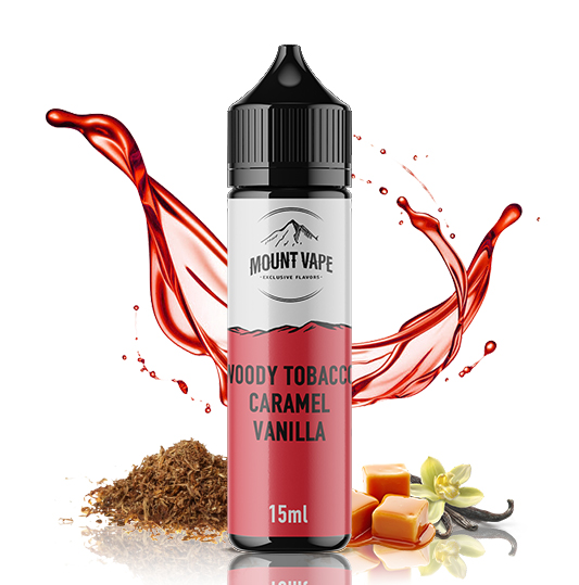 Mount Vape Woody Tobacco Caramel Vanilla 15ml/60ml Flavorshot