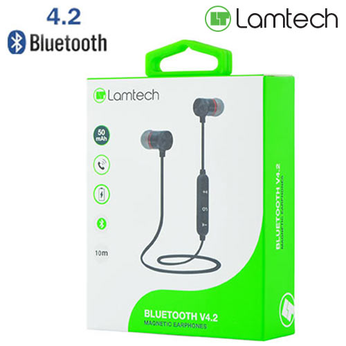 LAMTECH BLUETOOTH V5.1 MAGNETIC EARPHONES