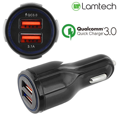 LAMTECH CAR QUICK CHARGER QC3.0 3.1A