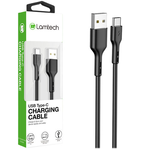 LAMTECH DATACABLE TYPE C 1m BLACK