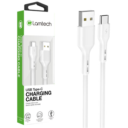 LAMTECH DATACABLE TYPE C 1m WHITE