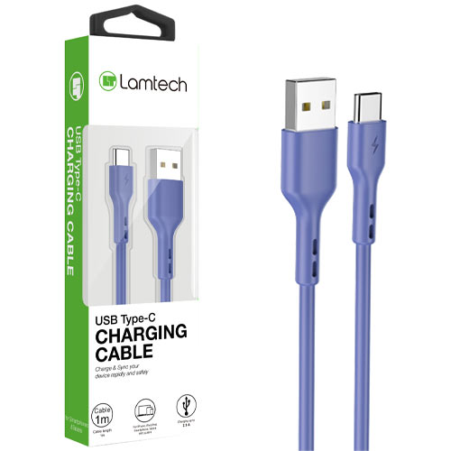 LAMTECH DATACABLE TYPE C 1m BLUE