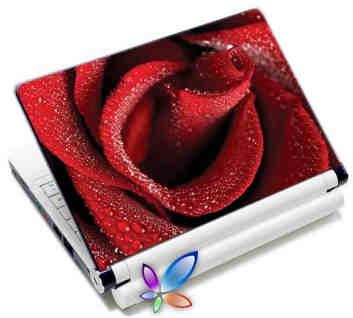 LAMTECH 9.2'-12.4' LAPTOP SKIN RED ROSE