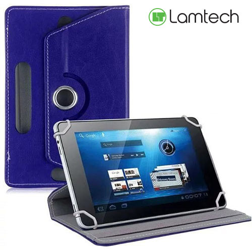 LAMTECH BLUE UNIVERSAL 10.1'-10.4' TABLET CASE WITH 360 ROTATION