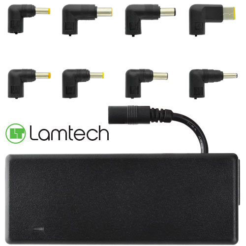 LAMTECH UNIVERSAL NOTEBOOK ADAPTER 90W 19V-20V 10 TIPS