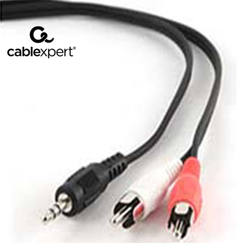 CABLEXPERT 3.5mm STEREO TO RCA PLUG CABLE 0.2m