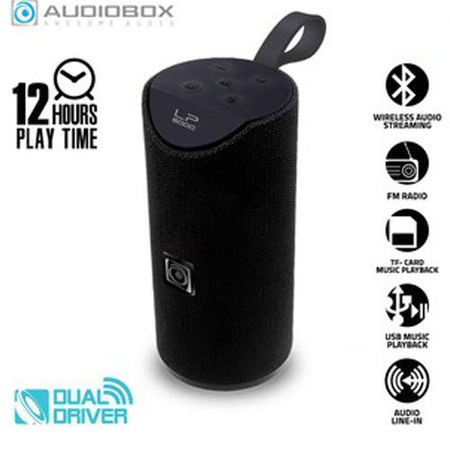 AUDIOBOX PORTABLE WIRELESS SPEAKER BBX LP 6000 BLACK