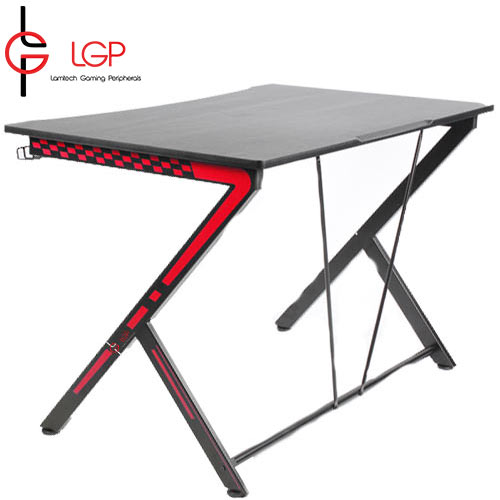 LAMTECH GAMING DESK BLACK-RED