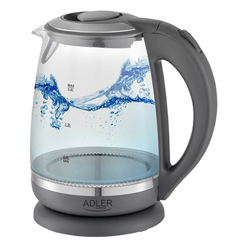 ADLER GLASS KETTLE 2,0L