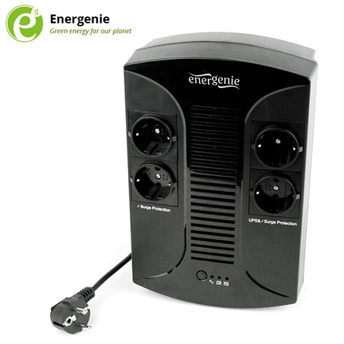 ENERGENIE 850VA UPS WITH AVR AND 4 EXTRA SOCKETS