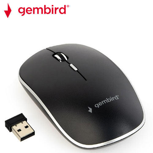 GEMBIRD WIRELESS OPTICAL MOUSE BLACK