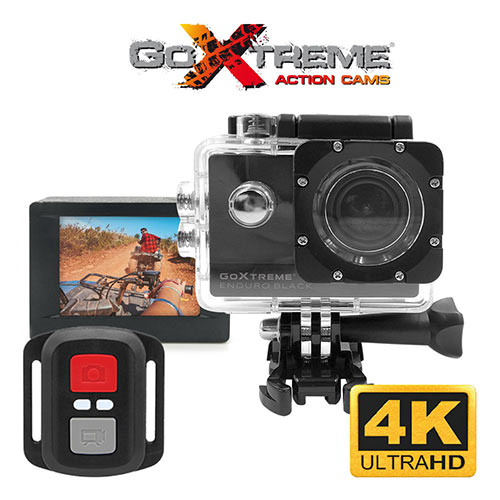 GOXTREME ACTION CAMERA 4K WITH REMOTE CONTROL ENDURO BLACK