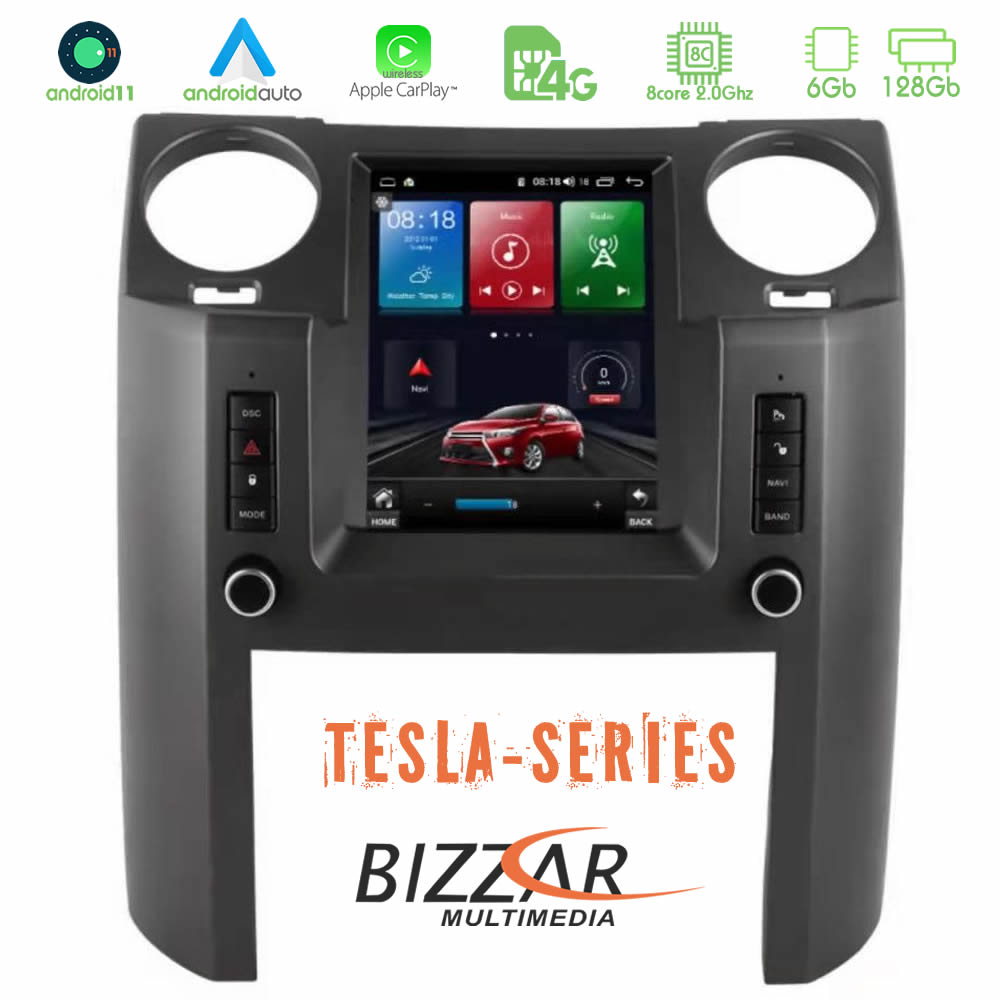 Bizzar Land Rover Discovery 3 Tesla Screen Android 11 8core 6+128gb u-bz-ts-Lr04