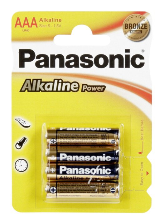 PAN-LR03APB-4 . Panasonic μπαταρίες αλκαλικές AAA 1,5V 4τμχ