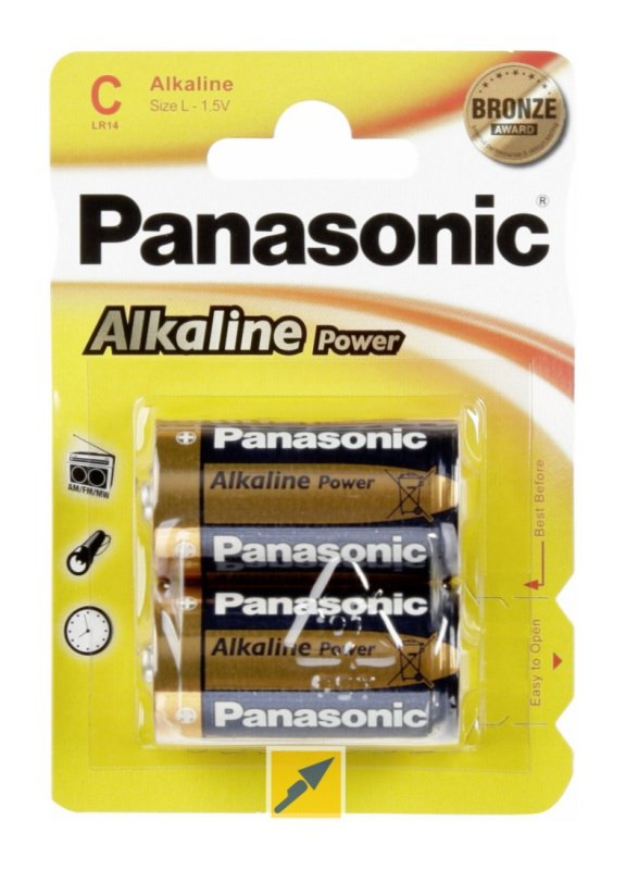 PAN-LR14APB-2 . Panasonic μπαταρίες αλκαλικές C 1,5V 2τμχ