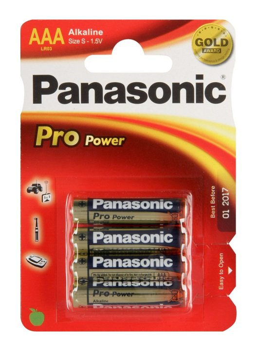 PAN-LR03PPG-4 . Panasonic μπαταρίες αλκαλικές Pro AAA 1,5V 4τμχ