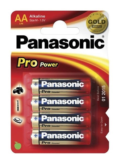 PAN-LR6PPG-4 . Panasonic μπαταρίες αλκαλικές Pro AA 1,5V 4τμχ