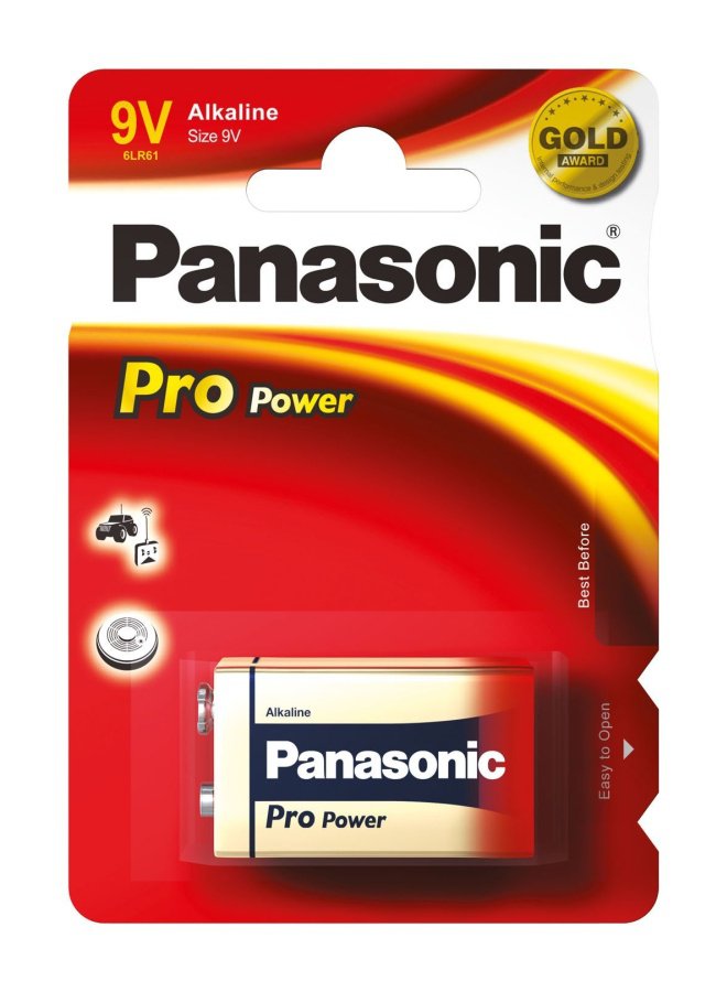 PAN-6LR61PPG-1 . Panasonic μπαταρία αλκαλική Pro 9V