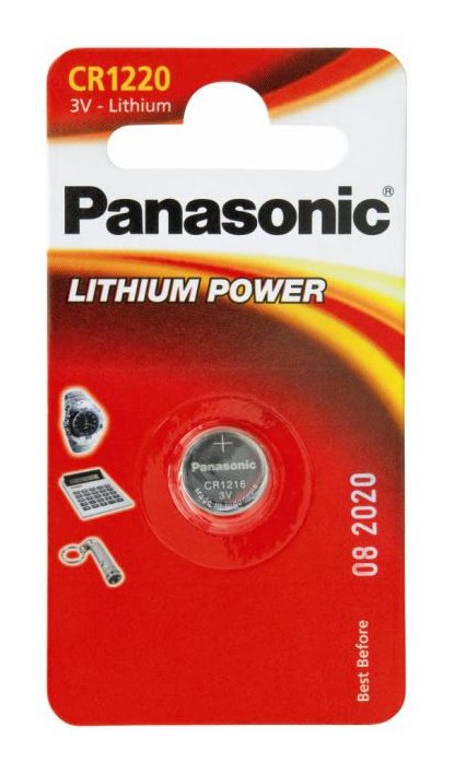 PAN-CR1220L-1 . Panasonic CR1220 μπαταρία λιθίου 3V