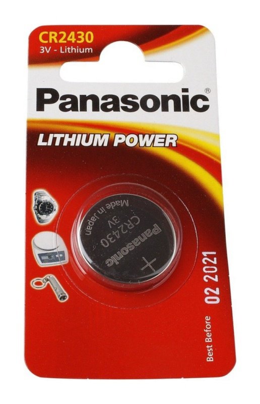 PAN-CR2430L-1 . Panasonic CR2430 μπαταρία λιθίου 3V