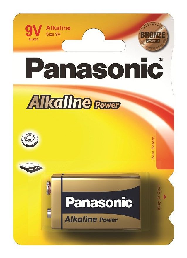 PAN-6LR61APB-1 . Panasonic μπαταρία αλκαλική 9V