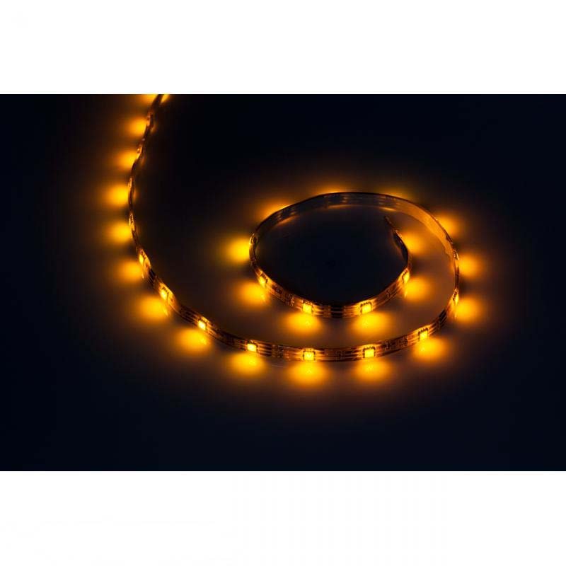 LED0095 . Ταινία LED 1m Κίτρινη Αδιάβροχη (30x5050SMD) 12V VIPOW