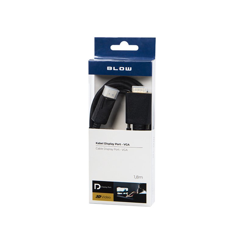 DM-92-030 . Καλώδιο DisplayPort - VGA 1.8m BLOW