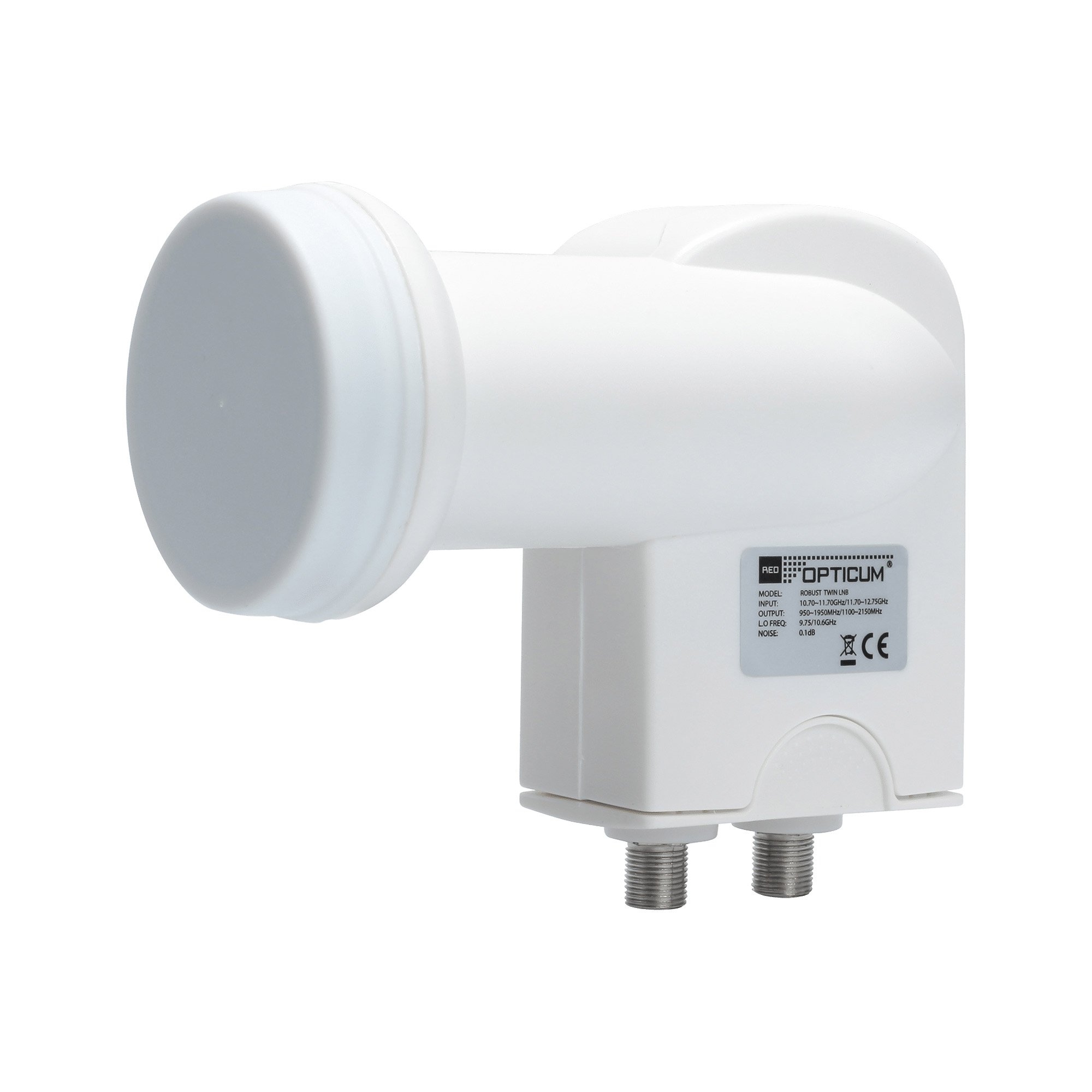 DM-0626 . LNB OPTICUM TWIN RED ROBUST 0,1 db