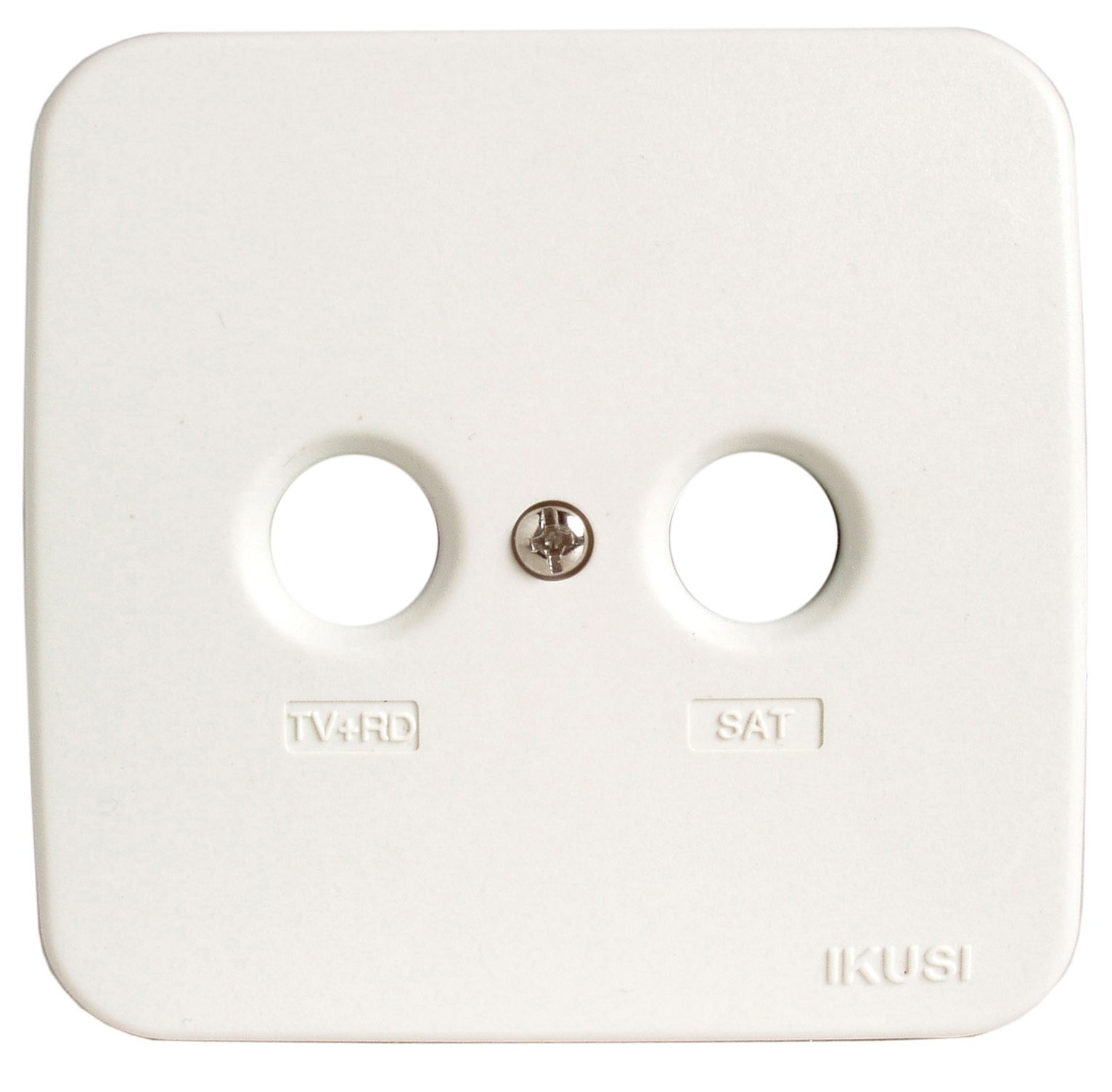 IKU-2490 . IKUSI PBT-480 coverplate tv-rd