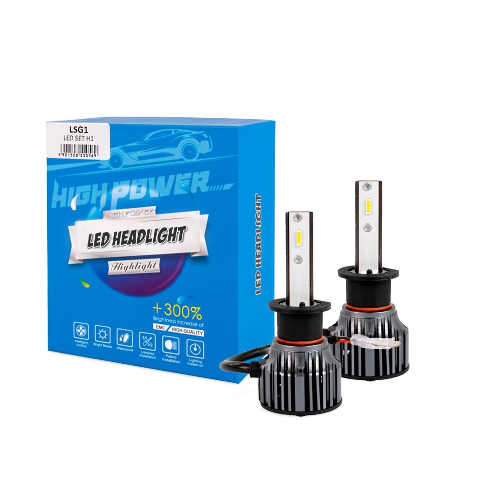 LSG1/MT . H1 12>24V 6.500K 5.000lm 50W CSP1860 LED LSG SERIES +300% KIT M-TECH - 2 ΤΕΜ.