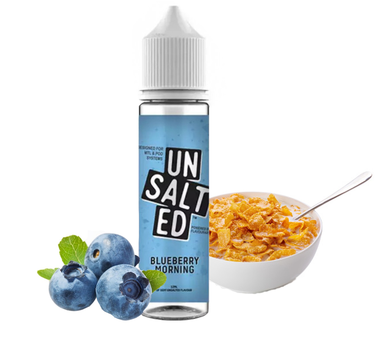 Unsalted Flavorshot Blueberry Morning 12ml/60ml