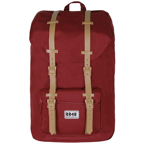 8848 TRAVEL BACKPACK 15,6' UNISEX WATERPROOF BURGUNDY